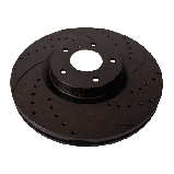 BMW X5 E70, F15, F85, X6 E71, E72, F16, F86, d 348mm, Передній гальмівний диск з перфорацією та насічками, фото 5