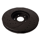 BMW 5 E60, Е61, 310х77mm, Диск гальмівний з перфорацією і слотуванням з графітовим покриттям, передній, фото 3