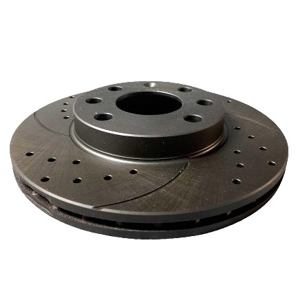 Daewoo Lanos r13, Sens, Nexia, Opel Ascona B, C, Corsa A, Astra F, 236x41, Передній гальмівний диск з перфорацією та насічками