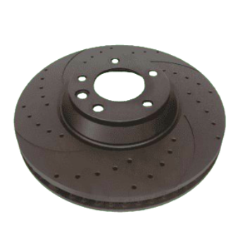 BMW 1 E81, 87, 3 E90, 91, 92, 93, X1 E84, 300x66mm, Задній гальмівний диск з перфорацією і слотами