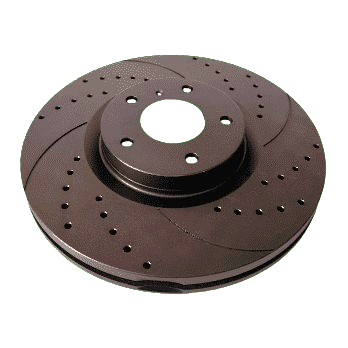 Ford USA Edge, Explorer, Flex, Taurus, Linkoln MKS, MKT, MKX, 330х39mm, Задній гальмівний диск з перфорацією