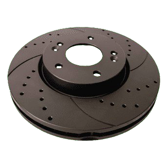 Subaru Forester, Impreza, Legacy 4, Outback, Tribeca, 316x57mm, Передній гальмівний диск з перфорацією та слотами
