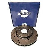 Ford Mondeo, Jaguar X-TYPE, 2000-09, 300 x 47mm, Гальмівний диск передній з перфорацією та насічками, фото 3