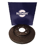 IInfiniti QX56, QX80, Nissan Armada, 349х43mm, Передній гальмівний диск з перфорацією і насічками, фото 3