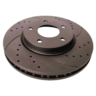 Ford Mondeo 3, Jaguar X-Type, 300x47mm, Передній гальмівний диск високовуглецевий з перфорацією і слотами