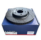 Infiniti Q50, Q60, QX60, Nissan Murano III, Partfinder IV, 320x49, Гальмівний диск з перфорацією та насічками передній, фото 3