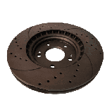 Lexus RX 300, 330, 350, 450h, Toyota Highlander, Kluger, 288x70, Диск гальмівний з перфорацією та слотуванням з графітовим, фото 5