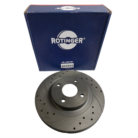 Ford Courier, Fiesta 4, 5, 6, Focus, Fusion, Ka, 258x44mm, Гальмівний диск передній з перфорацією і насічками