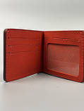 Гаманець шкіряний HUGO_H червоний, фото 3