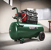 Компресор для фарбування металоконструкцій, компресор електричний поршневий 50L Parkside (Німеччина), MNA