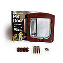 Дверцята двосторонні для тварин з 4 режимами PET DOOR Brown, фото 3