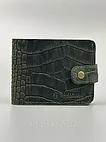 Шкіряний гаманець HUGO_BOSS зелений