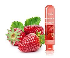 Fruits Fun Strawberry їстівний лубрикант полуничний гель змазка 80 мл