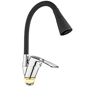 Змішувач для кухні MIXXUS Dany 011 (NUT) REFL.BLACK (без підведення) (MI6574)