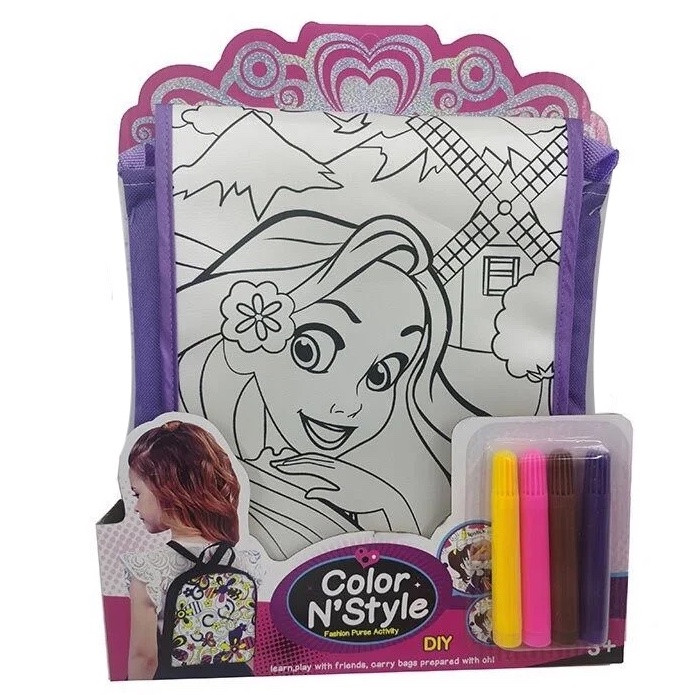 Сумка-розмальовка "Princess/Принцеса" арт. 614-4, фото 1