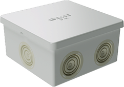 Коробка розподільна 80*80*40 IP44 DKC, зовнішня, монтажна пило-вологозахищена гермет, доза ДКС