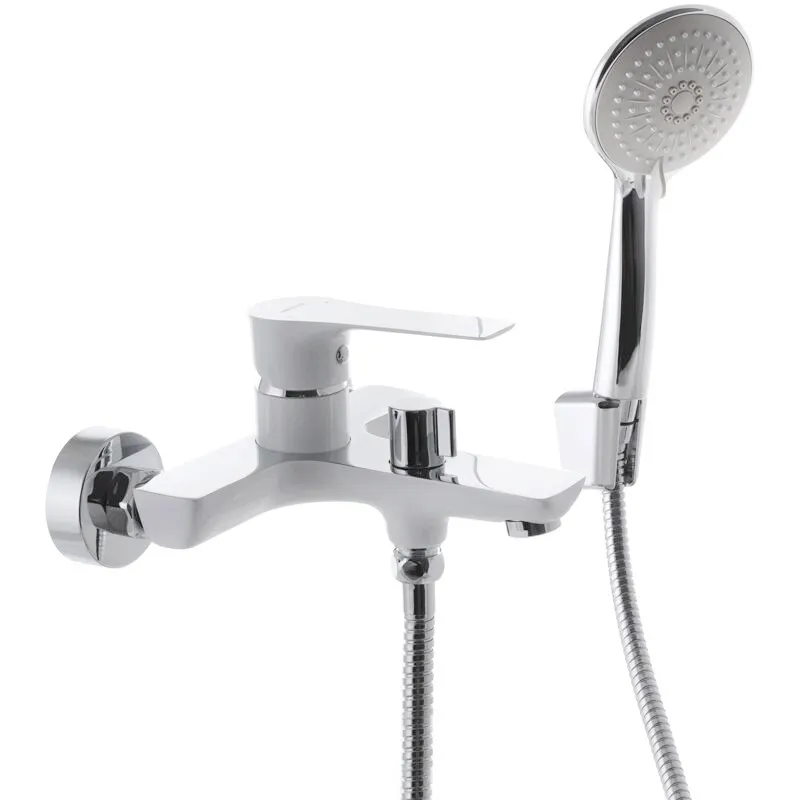 Змішувач для ванни з коротким виливом MIXXUS PREMIUM EVA 009 EURO Білий (MI5811), фото 1