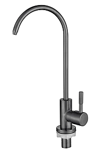 Кран для питної води MIXXUS MONO-07.SUS FILTER Graphite з нержавіючої сталі (MI6562)