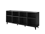 Комод у вітальню, спальню Asti 200 4D (чорний), фото 3