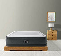 Надувний матрац із вбудованим насосом, Матрац надувний із вбудованим насосом, Матрац надувний двоспальний з насосом Intex, FME