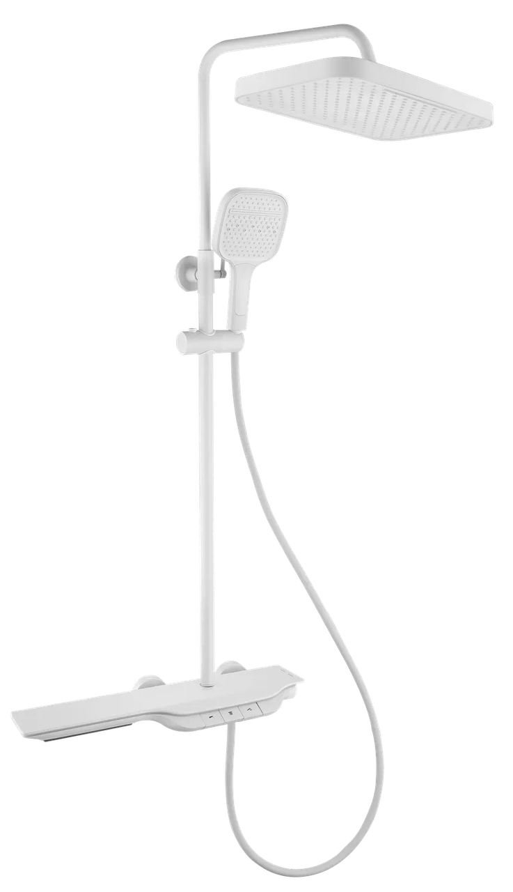 Душова колона з термостатичним змішувачем MIXXUS Premium SPACE-009-J White, 3 режими (MI6543), фото 1