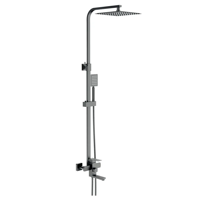 Душова колона MIXXUS KUB-009-J GRAPHITE із змішувачем із нержавіючої сталі SUS304 (MI6845), фото 1