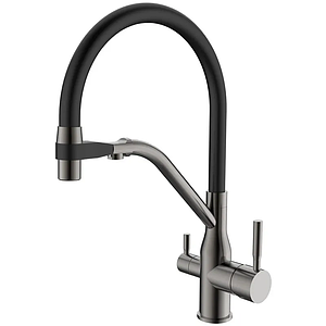 Змішувач для кухні MIXXUSPremium Gravity 021 GRAPHITE REFL.BLACK (MI6979)