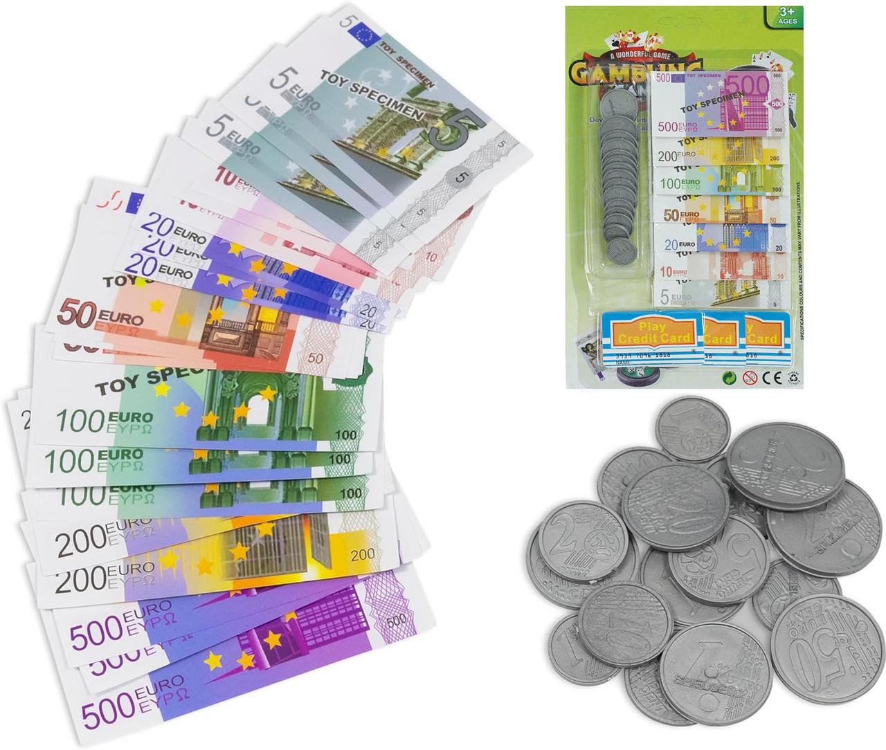 Ігровий набір "Гроші" (купюри, монети) арт. 88301 C, фото 1