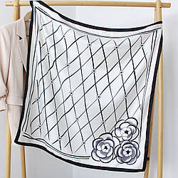 Хустка шовкова "Сандра міраж " біла208173