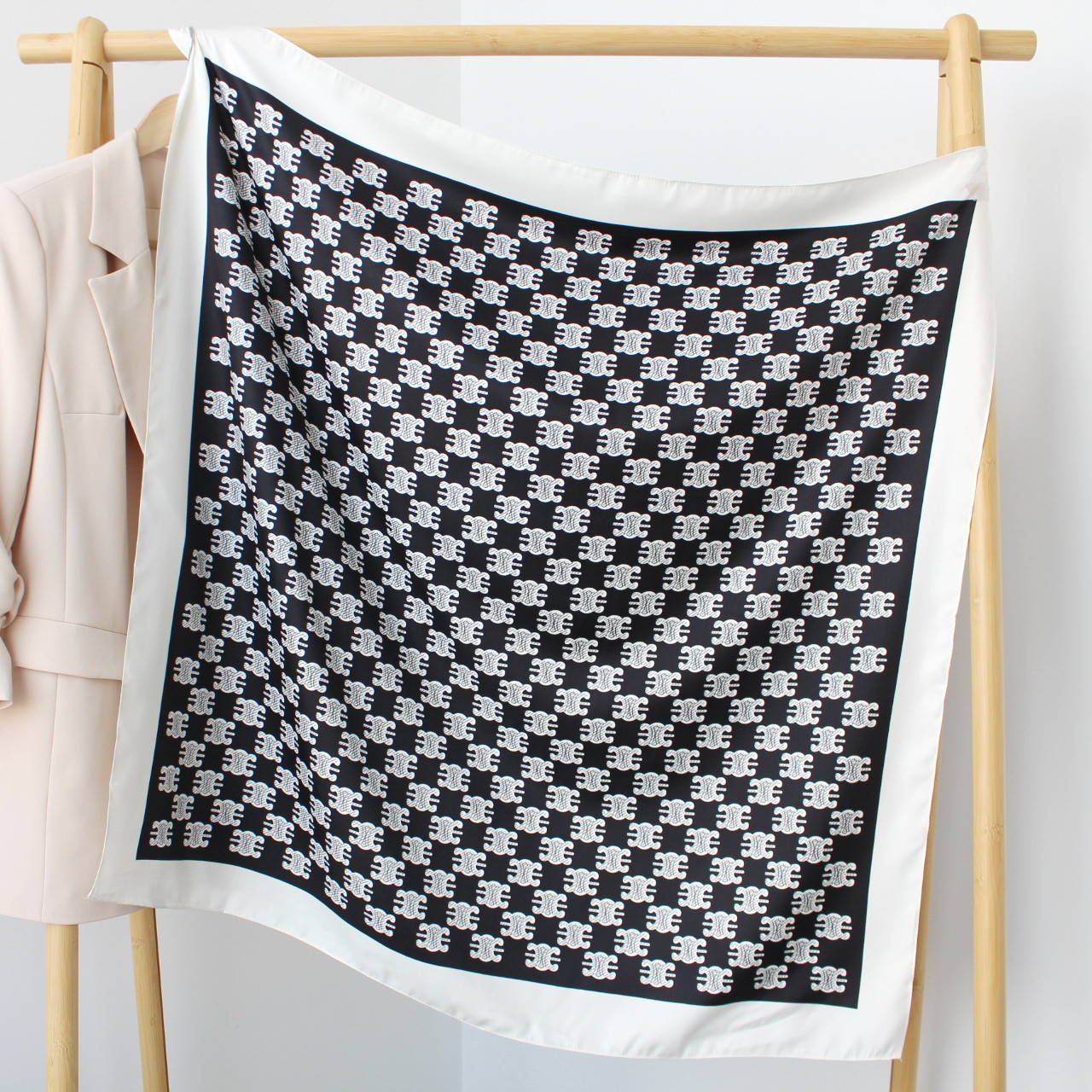 Хустка шовкова "Сандра естель" чорна 208175, фото 1