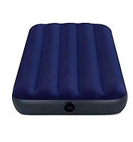 Надувний матрац туристичний, Міцний надувний матрац, Туристичний матрац у намет Intex (76х191см), HND