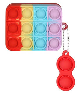 Чохол для AirPods Pro 2/ 1 - Pop It Rainbow, силіконовий