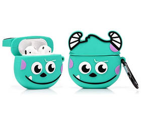 Чохол для AirPods 2/1 series - Sullivan 3D (Монстрик Саллі), силіконовий