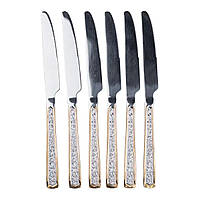 Набір столових ножів 6 шт нержавіюча сталь 23 см HP696