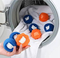 Кульки м'ячики для прання, що збирають ворс і шерсть iC227