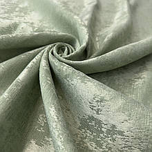 Штора Софт-мрамор салатовий №1039-3