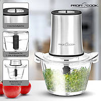 Измельчитель для смузи Profi Cook (Германия), Измельчитель для мяса бытовой, Кухонный измельчитель електрический, MNA