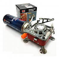 Плитка портативна газова, туристична плита з економною витратою газу, Мінікартка газова, MNA