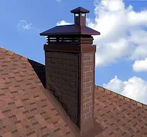 Ковпаки на стовпи для паркану, Флюгарки на димохід, Парасолька на цегляну трубу.