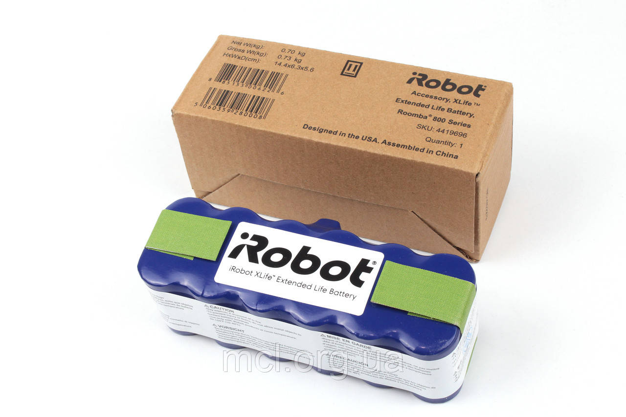 Акумулятор, батарея для робота-пилососа iRobot Roomba XLife Battery 500 600 700 800 Series Scooba 450