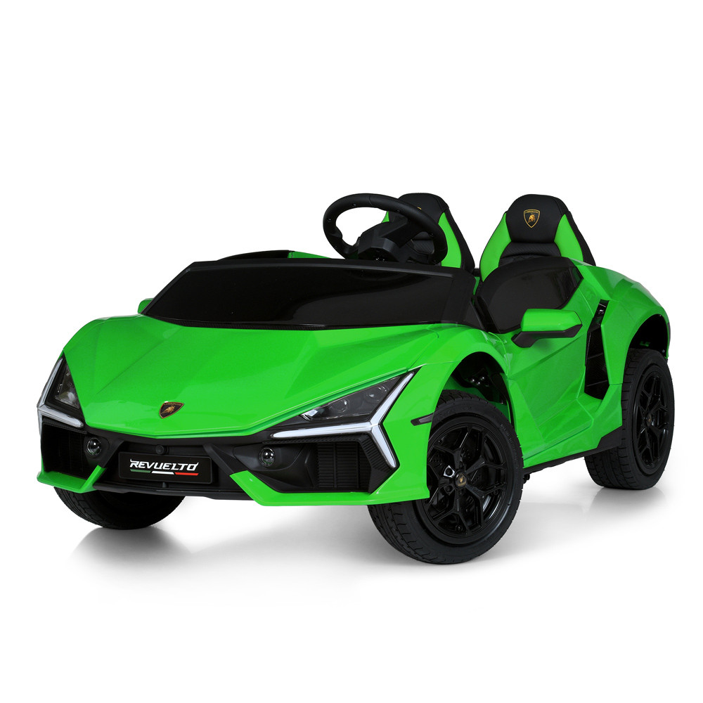 Дитячий спортивний електромобіль Lamborghini Revuelto STRONG, двомісний, M 6151AL-5(24V) зелений