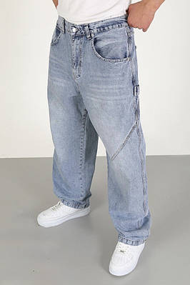 Джинси Willmen Super baggy чоловічі широкі скейтер баггі , 29  Блакитний