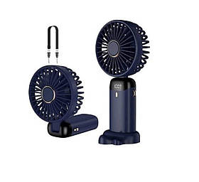 Ручний мінівентилятор з акумулятором, підставкою та дисплеєм N15