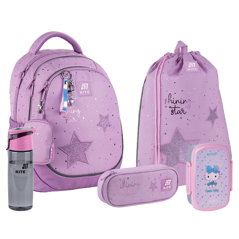 Шкільний набір Kite 5 в 1 Education ShiningStar SET_K25-700M-2