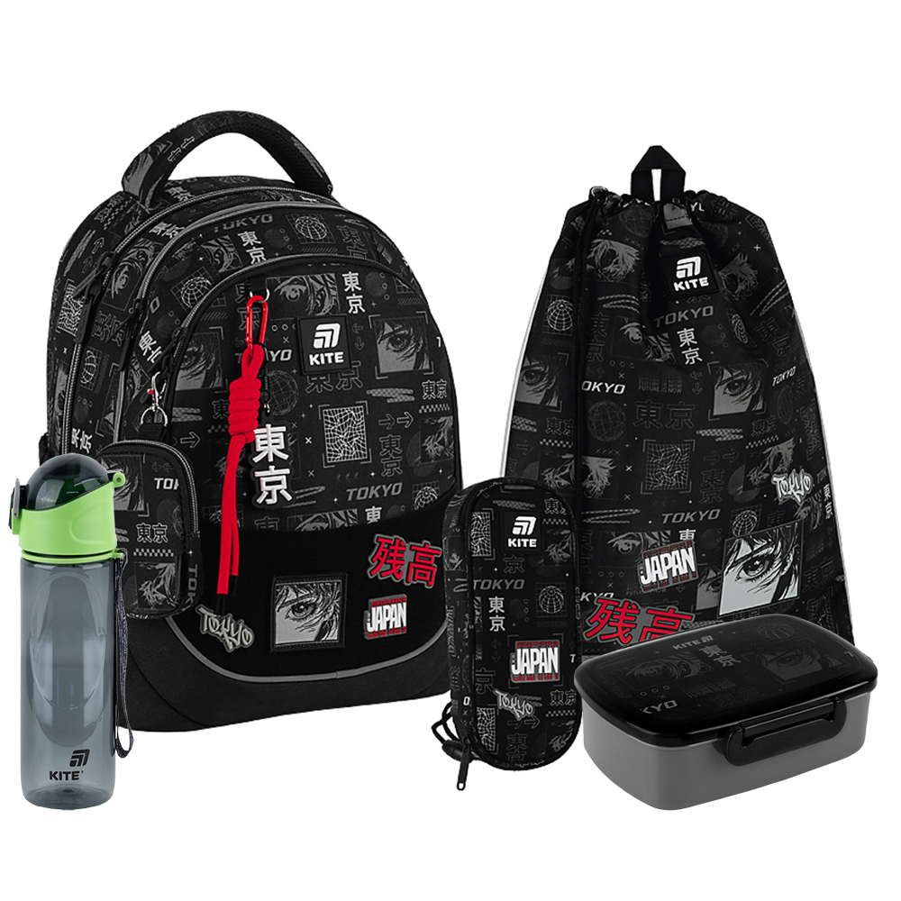 Шкільний набір Kite 5 в 1 Education Tokyo SET_K25-700M-3