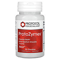 Protocol for Life Balance, ProtoZymes, 90 жувальних таблеток
