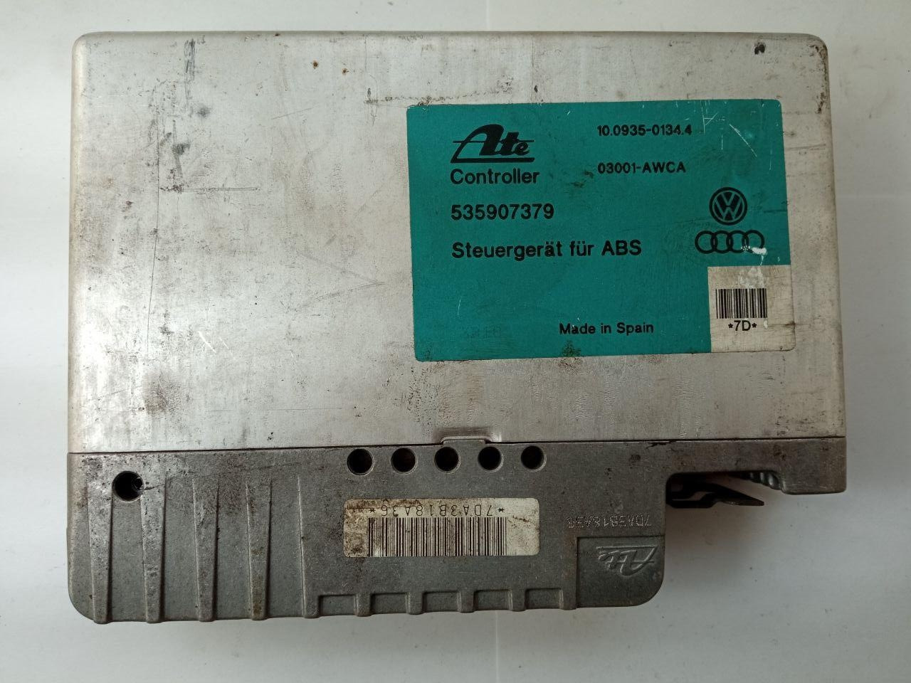 Електронний блок керування Audi / Volkswagen Passat 35i Atc 10.0935-0134.4 / 10093501344 / 03001-AWCA / 03001AWCA / 535 907 379 /, фото 1