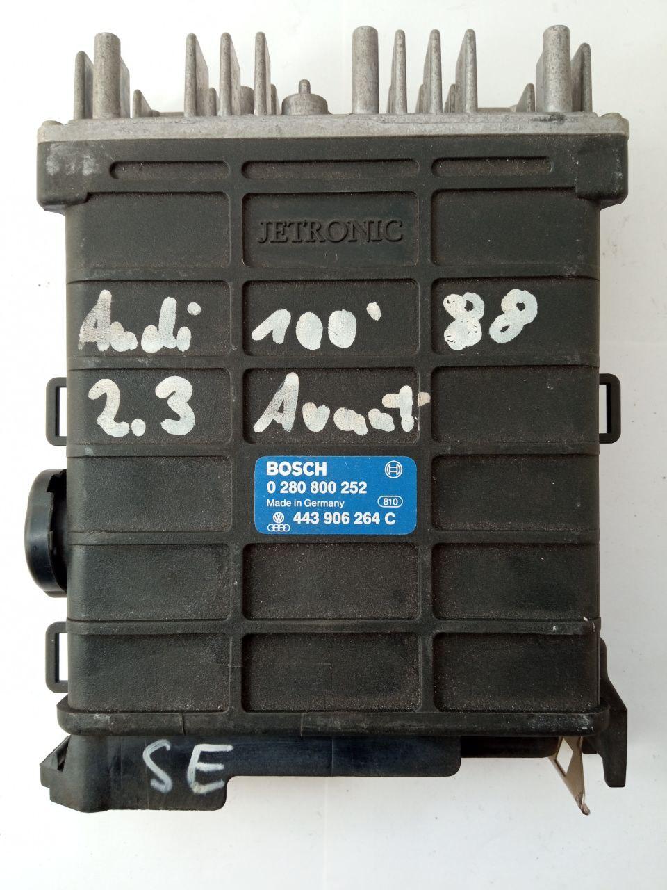 Електронний блок керування Audi A100 / 88 2.3 SE / Volkswagen Bosch 0 280 800 252 / 0280800252 / 443 906 264 C / 443906264C, фото 1