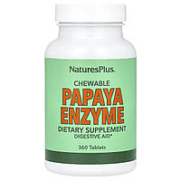 Травні ферменти папайї Nature's Plus (Chewable Papaya Enzyme Supplement) 360 жувальних таблеток