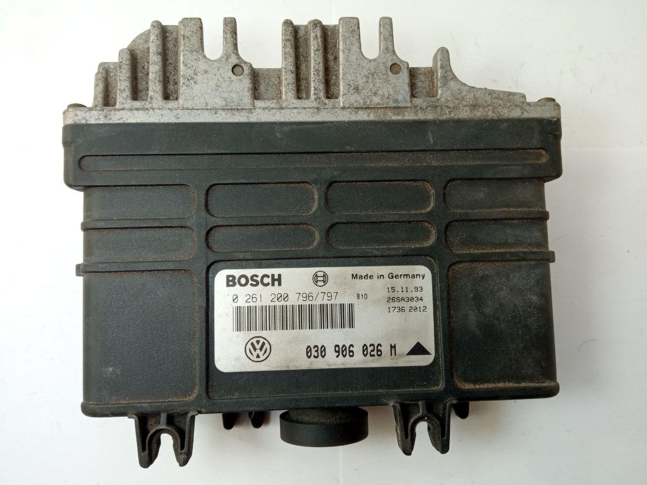 Електронний блок керування Volkswagen Polo 86C AAU Bosch 0 261 200 796/797 / 0261200796/797 / 030 906 026 M / 030906026M, фото 1